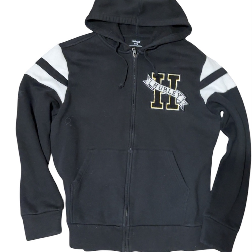 Hurley Black and White Hoodie